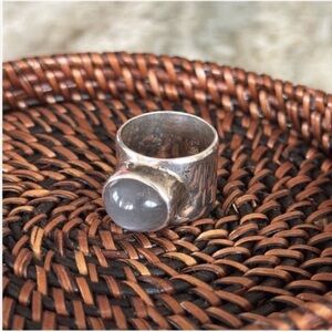 Sundance Silver Ring with Moonstone